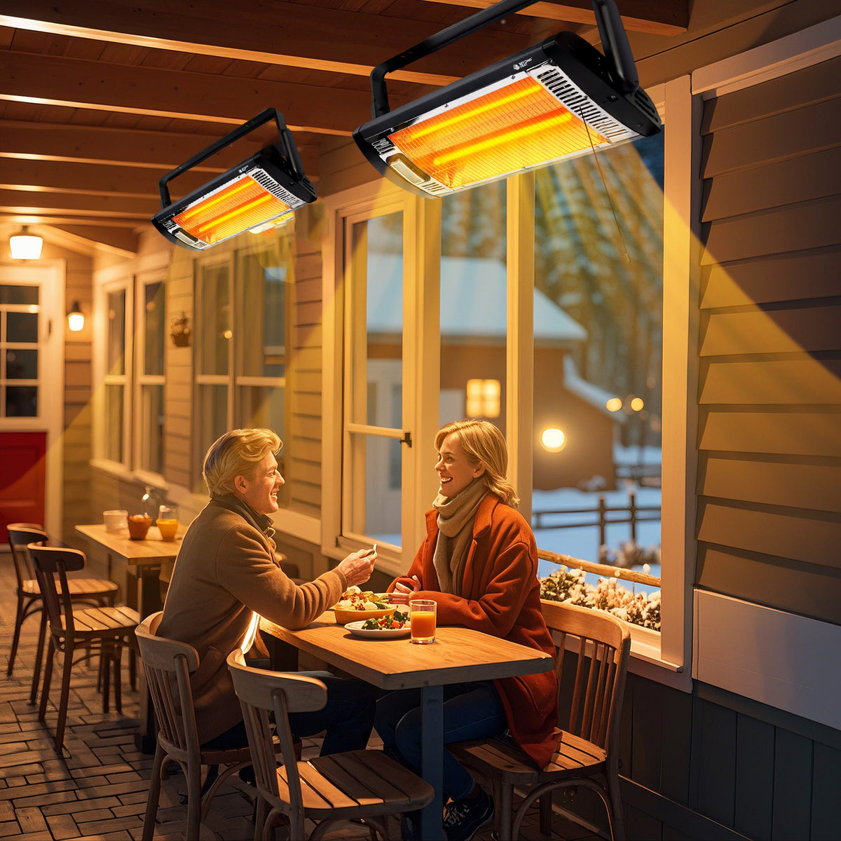 Adjustable Wall Mounted Quartz Heater for Garage