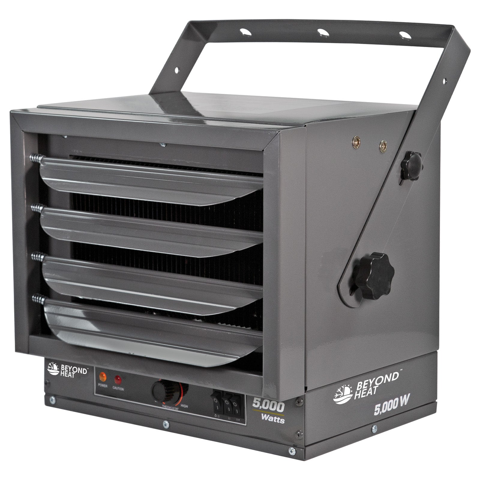 BEYOND HEAT Garage Heater, 5000W Heater for Garage with 3 Heating Setting, Adjustable Thermostat, Overheat Protection for Garage, Workshop and Warehouse