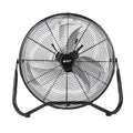 Versatile 20 Inch Heavy Duty Metal Cradle Floor Fans with 360° Tilt