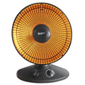1,000-Watt Indoor Parabolic Dish Space Heater with 70-degree Wide Oscillation, Tip Over & Overheat Protection