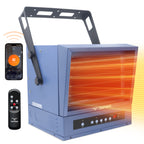 TEMPWARE 10000W Electric Garage Heater with Remote, 240V WIFI Hardwired Ceiling Mount Shop Heater with Digital Thermostat and Overheat Protection, Ideal for Workshop Garage and Warehouse