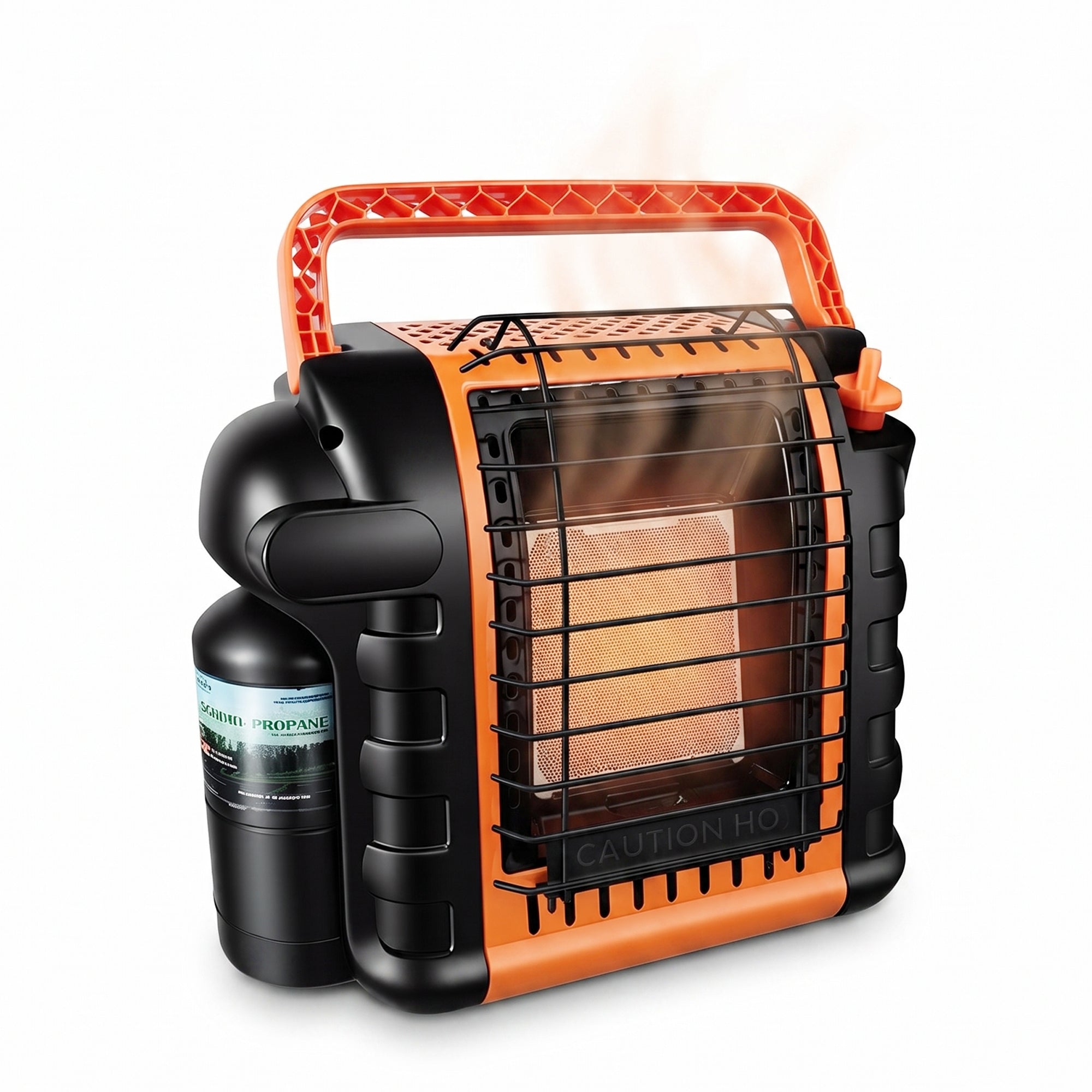 BEYOND HEAT 9000 BTU Portable Radiant Propane Heater with Two Heat Settings, Buddy Heater with Tip Over & Low Oxygen Shut Off for Outdoor Use