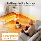 1500W Electric Baseboard Heater with Adjustable Thermostat
