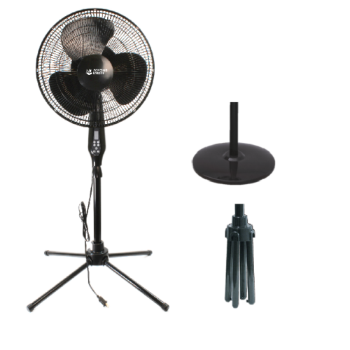 16 Inches Pedestal Fan with Quick Folding Base