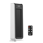 Oscillating Ceramic Tower Heater for Blind Disabled Persons, 1500W Electrical Space Heater with Remote, Voice Control and Digital Thermostat for Home and Office Use