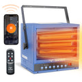 TEMPWARE 5000W Electric Garage Heater with Remote, 240V WIFI Hardwired Ceiling Mount Shop Heater with Digital Thermostat and Overheat Protection, Ideal for Workshop Garage and Warehouse