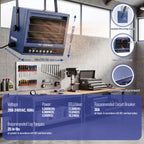 5000W 240V APP & Remote Control Garage Heater with Power Cord