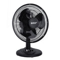 Black Grille 12" Oscillating Table Fan with Adjustable Speed Setting