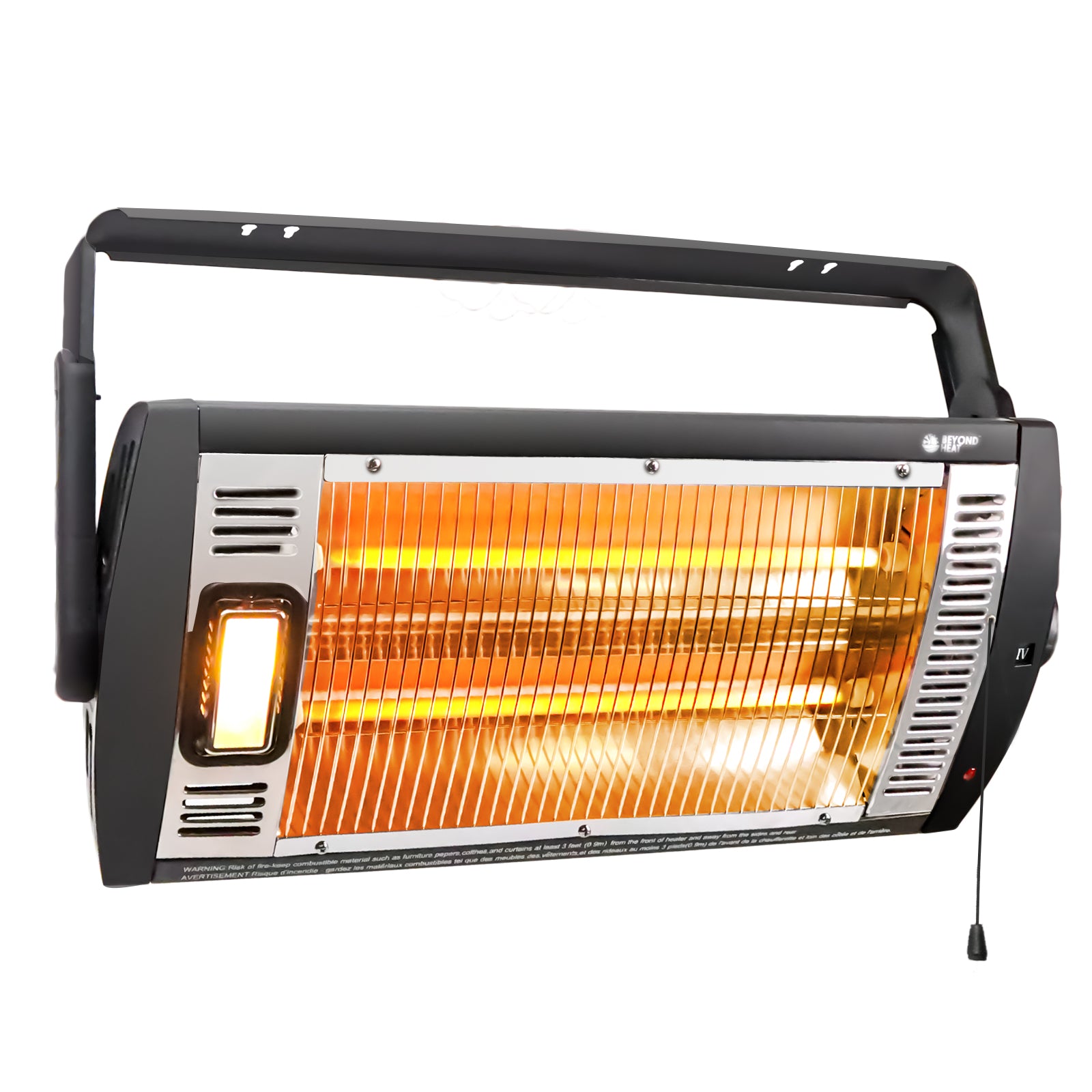 Adjustable Wall Mounted Quartz Heater for Garage