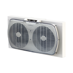 Versatile Installing Dual Window Fan with Adjustable Circulation