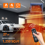 7500W Electric Garage Heater with Remote Control