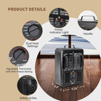Versatile Milkhouse Space Heater with Safety Protection