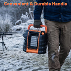 BEYOND HEAT 9000 BTU Portable Radiant Propane Heater with Two Heat Settings, Buddy Heater with Tip Over & Low Oxygen Shut Off for Outdoor Use