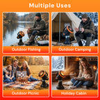 BEYOND HEAT 4000 BTU Portable Propane Heater with Two Operation Angles, Small Buddy Heater with Tip Over & Low Oxygen Shut Off for Outdoor Use