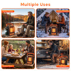 BEYOND HEAT 9000 BTU Portable Radiant Propane Heater with Two Heat Settings, Buddy Heater with Tip Over & Low Oxygen Shut Off for Outdoor Use