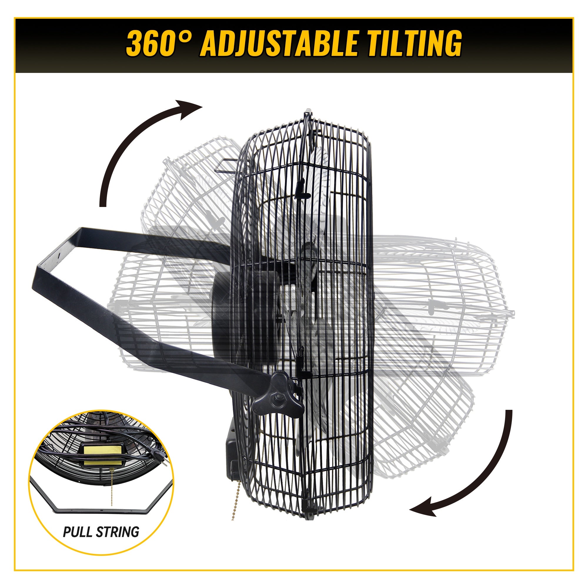 18 Inches Wall Mount Industrial High Velocity Fan