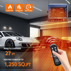 7500W Electric Garage Heater with WiFi & Remote Control