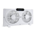 Adjustable Air Circulating Digital Window Fans with Remote Control