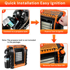 BEYOND HEAT 9000 BTU Portable Radiant Propane Heater with Two Heat Settings, Buddy Heater with Tip Over & Low Oxygen Shut Off for Outdoor Use