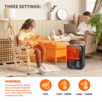 Versatile Milkhouse Space Heater with Safety Protection