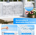 9-Inch Digital Twin Window Fan with Reversible Airflow & Remote Control
