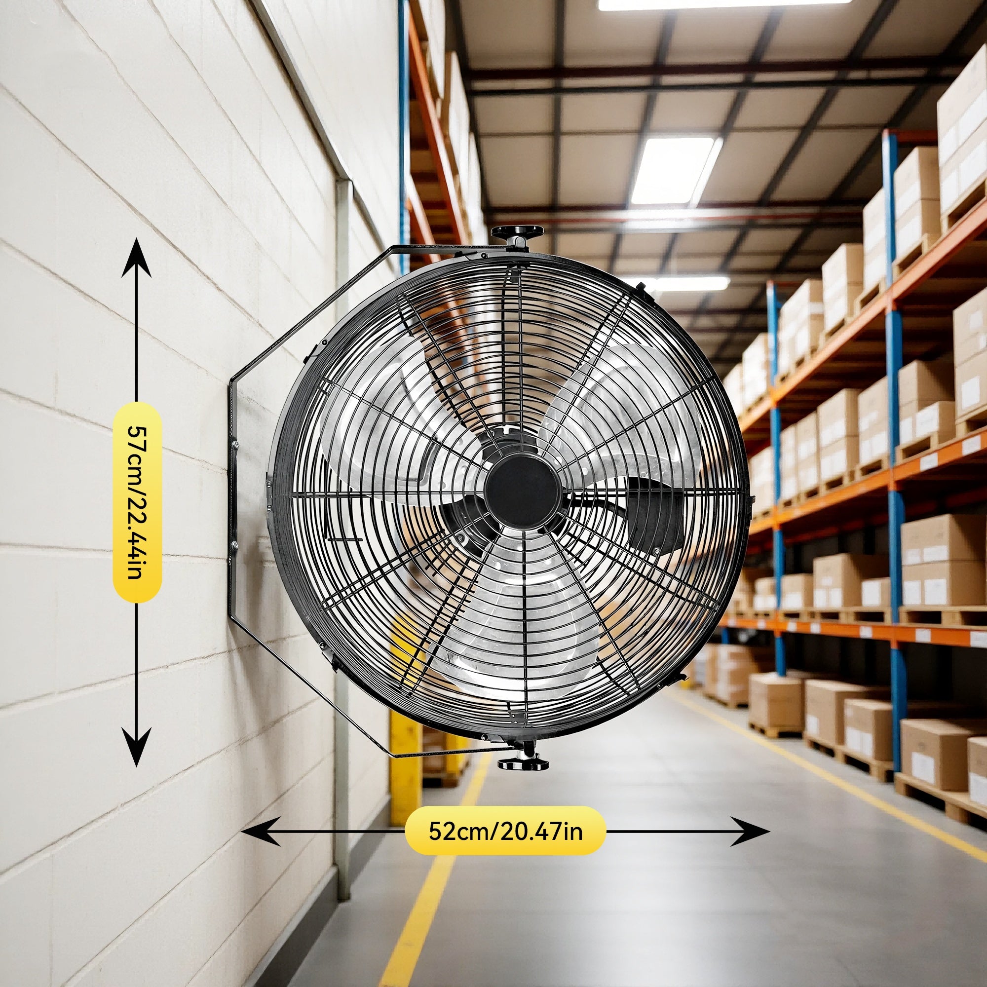 18 Inches Wall Mount Industrial High Velocity Fan