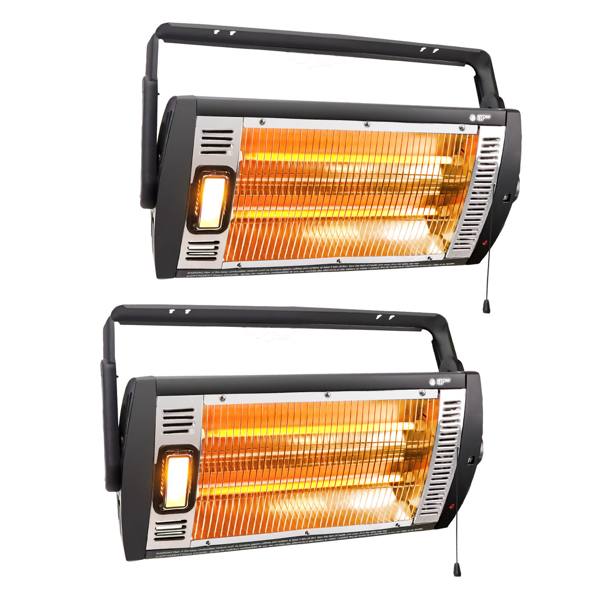 Adjustable Wall Mounted Quartz Heater for Garage