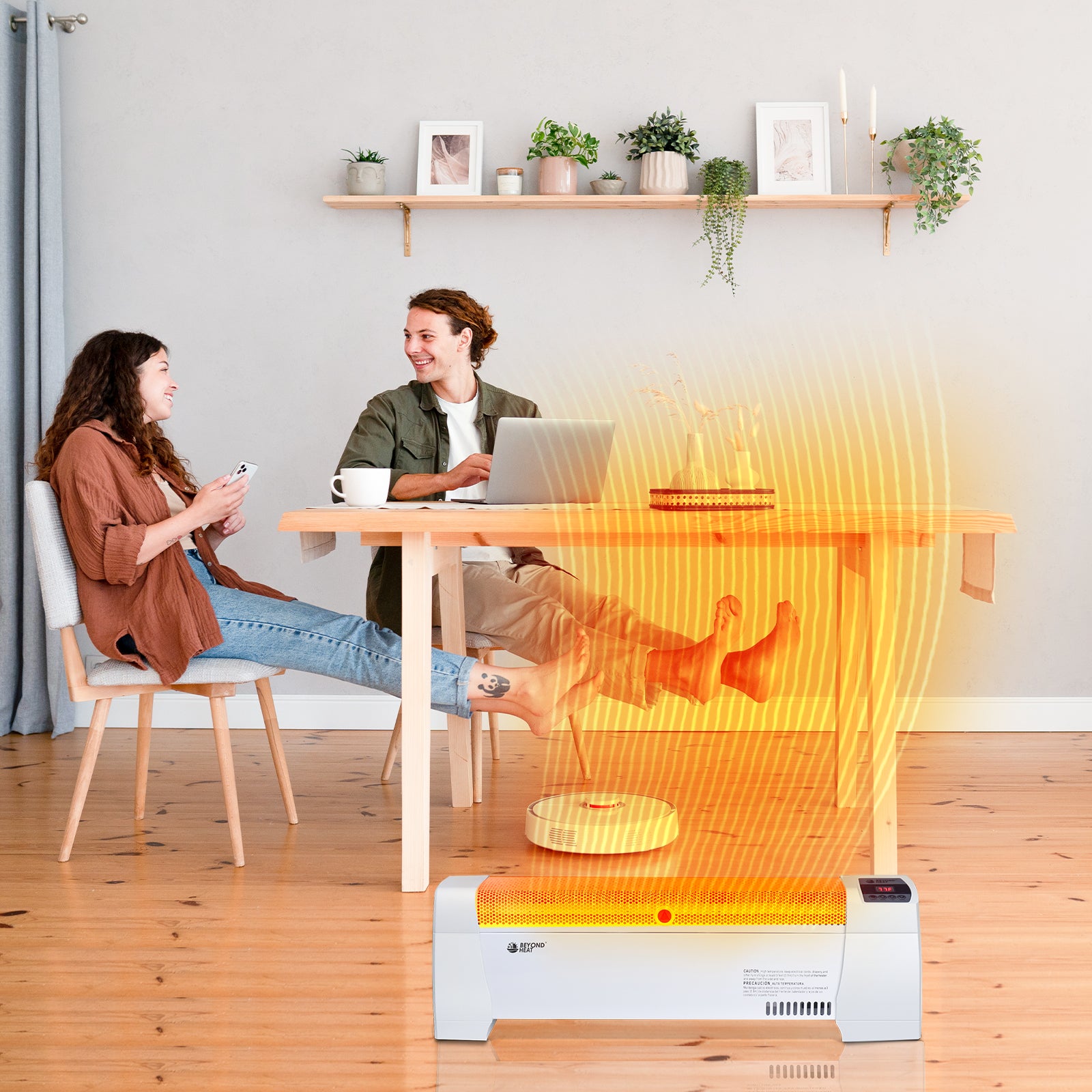 Digital Thermostat Baseboard Heater with Overheat Protection