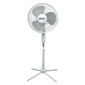 3-Speed Silent Oscillating Pedestal Fan with Collapsable Base