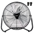 Versatile 20 Inch Heavy Duty Metal Cradle Floor Fans with 360° Tilt