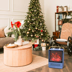 TEMPWARE Portable Electric Fireplace Heater with Realistic Flame Effect