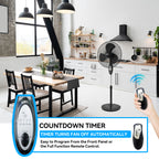 Adjustable 18 Inches Strong Airflow Fan with Remote Control